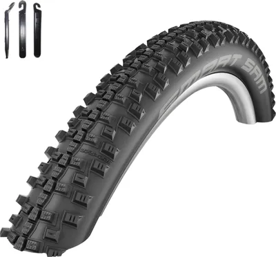 Produktbild von 1 x Schwalbe Smart Sam Fahrradreifen Performance 27,5 x 2,25 (57-584) schwarz inkl. Reifenheber