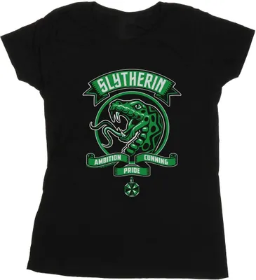 Produktbild von Harry Potter - "Slytherin" T-Shirt für Damen BI23903 (M) (Schwarz)