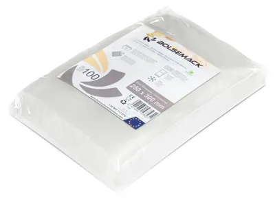 Imagen del producto de Bolsas de vacío - Relieve - 250 x 300 mm - 100 unidades - Para máquinas de vacío