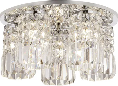 Zdjęcie produktu dla Lampa sufitowa kryształowa G9 5x40W kolor chrom 3570 Rosanna Rabalux