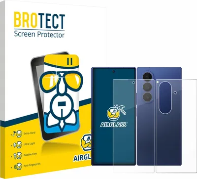 Produktbild von BROTECT Schutzglas für Samsung Galaxy Z Fold 7 (Display+Rückseite) Schutzfolie Panzer Folie Glas Display Schutz klar