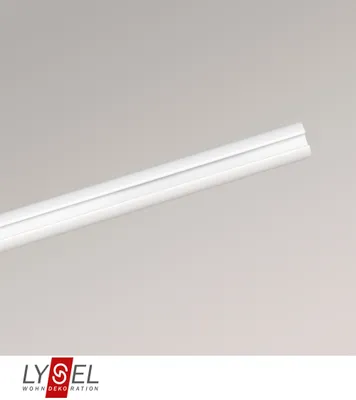 Produktbild von LYSEL® Gardinenstange Opal Innenlauf Weiß, Länge: 200cm
