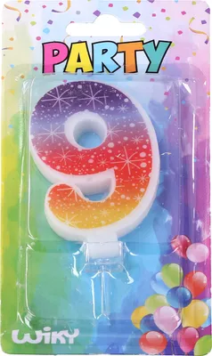 Immagine prodotto di Candela party numero 9 Stelle