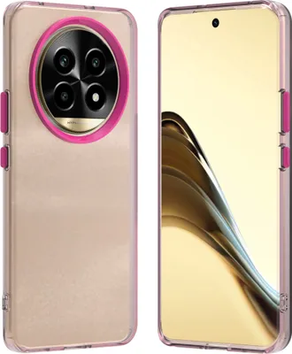 Produktbild von Handyhülle für Realme 13 Pro+ 5G Schlank Durchscheinend Matt Stoßfest Schutzhülle Rot