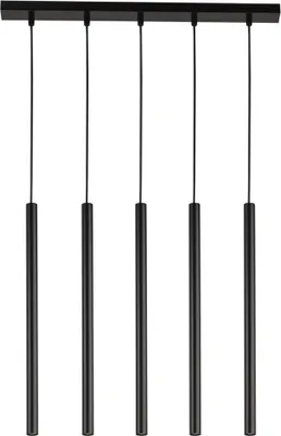 Immagine prodotto di Lampada a sospensione decorativa nera moderna a 5 punti Sopel 5xG9 3W Sigma Lighting