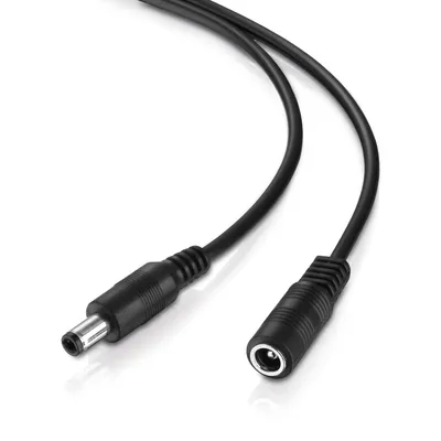 Produktbild von adaptare 95017 Verlängerungs Kabel DC-Hohlstecker mit Buchse (5,5 x 2,5 mm, 5 m)