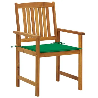 Produktbild von "2026 MODERNE"Stuhl Terrasse - Gartenstühle mit Kissen 2er set - Balkonmöbel - Campingstuhl elegantes Design - Massivholz Akazie - 61x57x92cm - Gartenstühle NeuMöbel175950