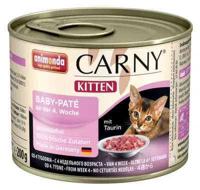 Produktbild von animonda BABY PATÉ, Kitten, Rind, Huhn, 200 g