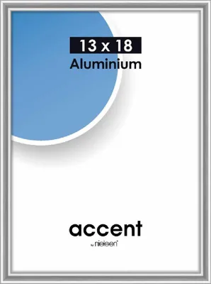 Produktbild von accent by nielsen Aluminium Bilderrahmen Accent, 13x18 cm, Silber
