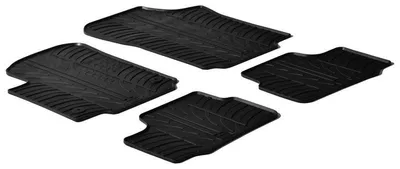 Produktbild von Gledring Fußmatten Set Gummi für VW up! Schrägheck (121, 122, BL1, BL2) Vorne+Hinten