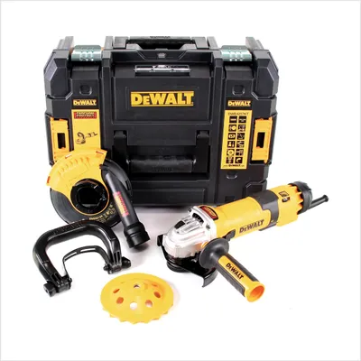 Immagine prodotto di DeWalt DWE 4257 KT Smerigliatrice angolare / per calcestruzzo 1500W / 125mm + Tazza diamantata a  + Valigetta TStak