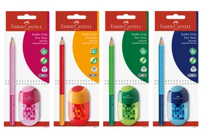 Produktbild von Faber-Castell 111914Písacia súprava Jumbo GRIP TWO TONE, blister