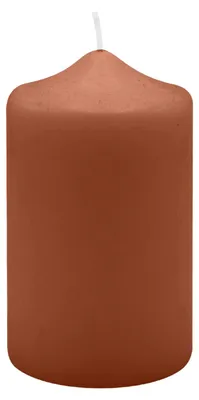 Produktbild von Spitzkopf Stumpen Kerzen Haselnuss 12 x Ø 7 cm, 6 Stück
