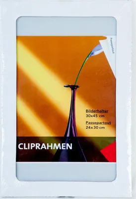 Produktbild von Cliprahmen, Größe 30 x 45 cm, mit Passepartout für Bildgröße 24 x 30 cm