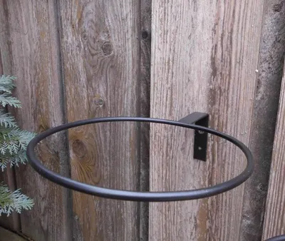 Produktbild von Einzelner Topfhalter Wandhalter 17,5 cm Eisen Blumenhalter Wanddeko
