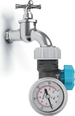 Produktbild von Wasserdruckregelventil Verstellbares Wasserdruckreduzierventil POM Bewässerungsdruckreduzierer - Kastuin Landwirtschaft Bewässerung mit Manometer