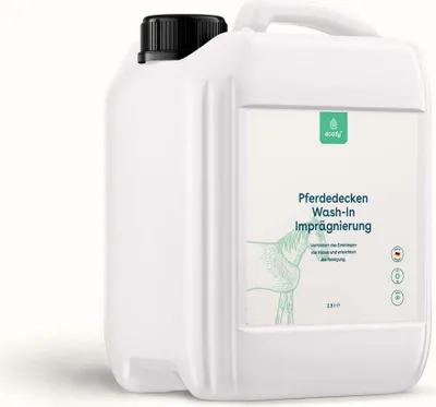 Produktbild von eco:fy Pferdedecken Wash-In Einwasch Imprägnierung Imprägniermittel Imprägnierer Versiegelung gegen Nässe und Schmutz Atmungsaktiv