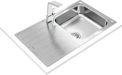 Produktbild von Teka UNIVERSE 50 T-XP 1C 1E, Aufsatzwanne, Rechteckig, Edelstahl, Edelstahl, 1 Becken, Quadratisch