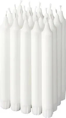 Produktbild von IKEA JUBLA 50 Stück Tafelkerzen Lüsterkerzen duftneutral weiß