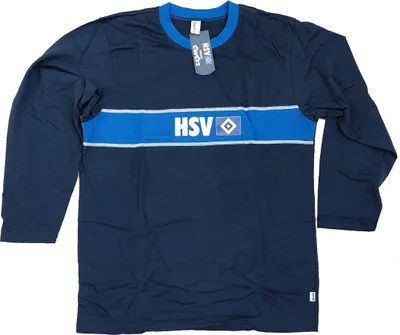 Produktbild von HSV Jungen Langarmshirt, dunkelblau/blau Größe 176