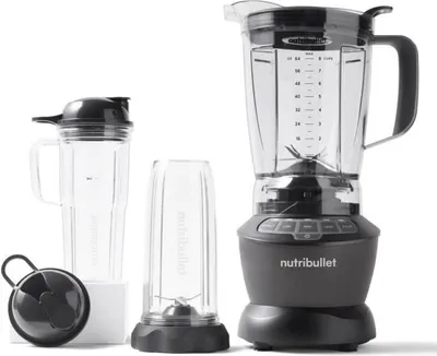 Produktbild von NutriBullet NBF500DG, Tischplatten-Mixer, 1,9 l, Eis-Crusher, 1200 W, Silber