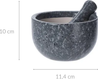 Produktbild von Küchenmörser mit Stößel, Keramik