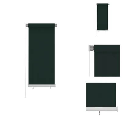 Produktbild von vidaXL Außenrollo 60x140 cm Dunkelgrün HDPE -  Jalousien & Rollos