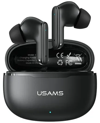 Image de Écouteurs TWS USAMS E05 Bluetooth 6.0 sans fil noir