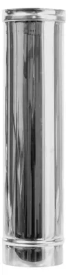 Obrázok produktu pre Kovový dymovod F130MM, dĺžka 100CM KAMININOX