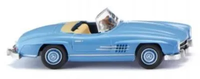 Image de Wiking H0 023301 Mercedes-Benz 300 SL Cabriolet - bleu clair, échelle H0 1/87 Ce n'est pas un jouet !!
