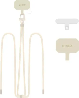 Produktbild von Tech-Protect C5S Rope Crossbody Strap Cosmic Latte
