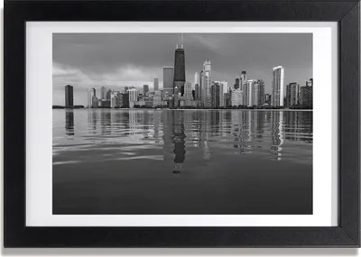 Produktbild von Bild 30x20 MDF-Rahmen, Wandkunst Chicago