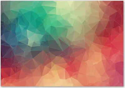 Produktbild von Tulup® Glas-Bild - 100 x 70 - Wandbild aus Glas - Wandkunst - Wandbild hinter gehärtetem Sicherheitsglas - Kunst: modern & klassisch - Geometrische Figuren - Mehrfarbig