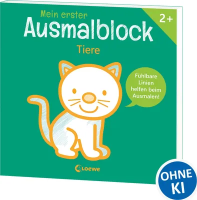 Produktbild von Mein erster Ausmalblock - Tiere
