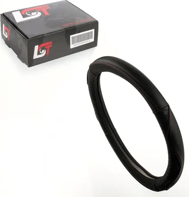 Produktbild von Lenkradbezug Lenkradschoner Ø 38x9 cm 15x3,5 Zoll schwarz rot für BMW für MINI