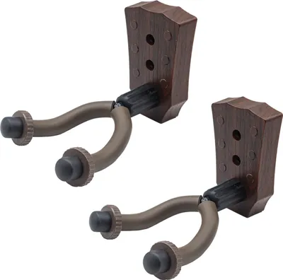 Image de INF 2 pièces, crochets muraux pour guitare, support mural en bois pour guitare, modèle 2