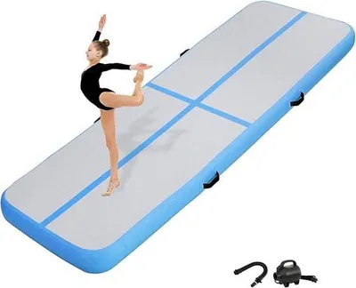 Produktbild von Famanu Gymnastik- und Tumblingmat aufblasbar - für Fitness, Yoga und Training
