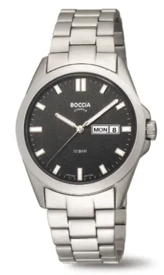 Obrázok produktu pre Pánske hodinky s čiernym ciferníkom – model Boccia 3683-02