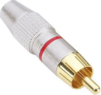 Produktbild von Adam Hall Connectors 7620 RED - Cinch Stecker rot