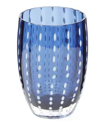 Produktbild von Zafferano Gläser Set Perle Tumbler 6 teilig Grau/Blau