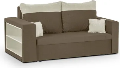 Produktbild von 2-Sitzer-Sofa mit Schlaffunktion PABLO1 - Hellbraun/Creme