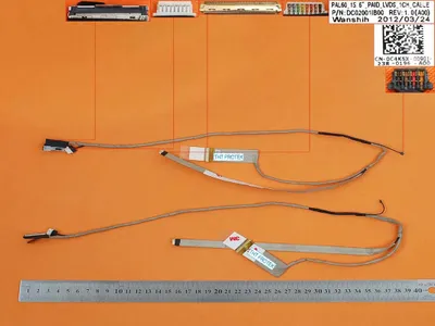 Obrázok produktu pre Kábel displeja Kábel obrazovky kompatibilný s DELL P/N: 0C4K5XDC02001IB00