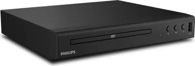 Produktbild von Philips DVD-Player Für nahezu alle Disc-Formate USB Media Link schwarz (TAEP200/12)