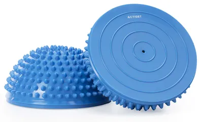 Productafbeelding van Massage Bal | Set Van 2 | Triggerpoint Bal | Massage | Massage Accessoires | Blauw | 9 cm