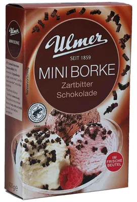 Produktbild von Ulmer Mini Borke Zartbitter Schokolade 100g