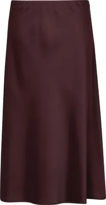 Produktbild von comma A-Linie Midi-Rock aus Satin mit elastischem Bund, seidig-glänzend