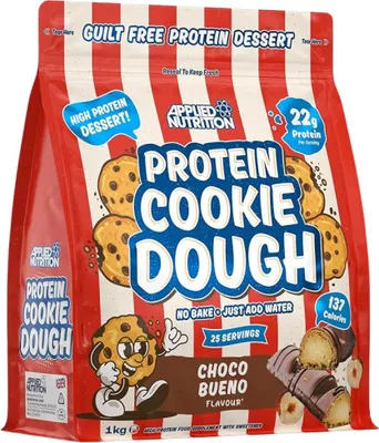 Productafbeelding van Applied Nutrition | Proteïnekoekjesdeeg dessert, smaak: Choco Bueno