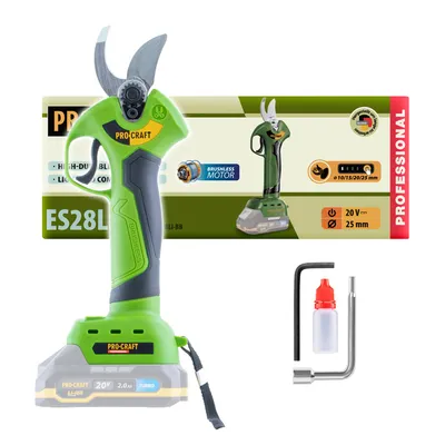 Productafbeelding van Procraft ES28Li bb accu takkenschaar tuinschaar 20 V 25 mm Solo - zonder accu, zonder oplader