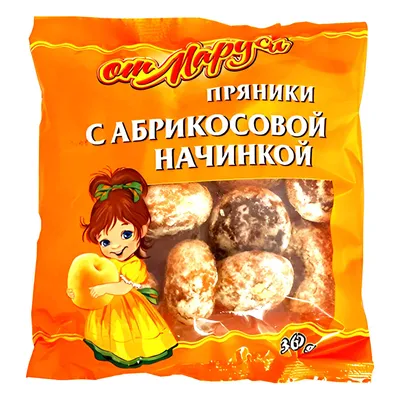 Produktbild von Ot Marusi Lebkuchen Prjaniki mit Aprikosenfüllung 360g