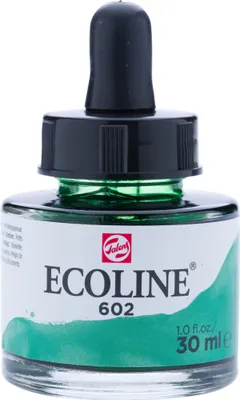 Produktbild von Talens ecoline dunkelgrün flüssige Wasserfarbe 30ml